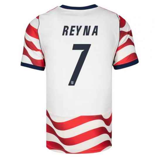 USA 2026 FIFA World Cup Soccer White Jersey Set ( Have Shorts ) Giovanni Reyna #7